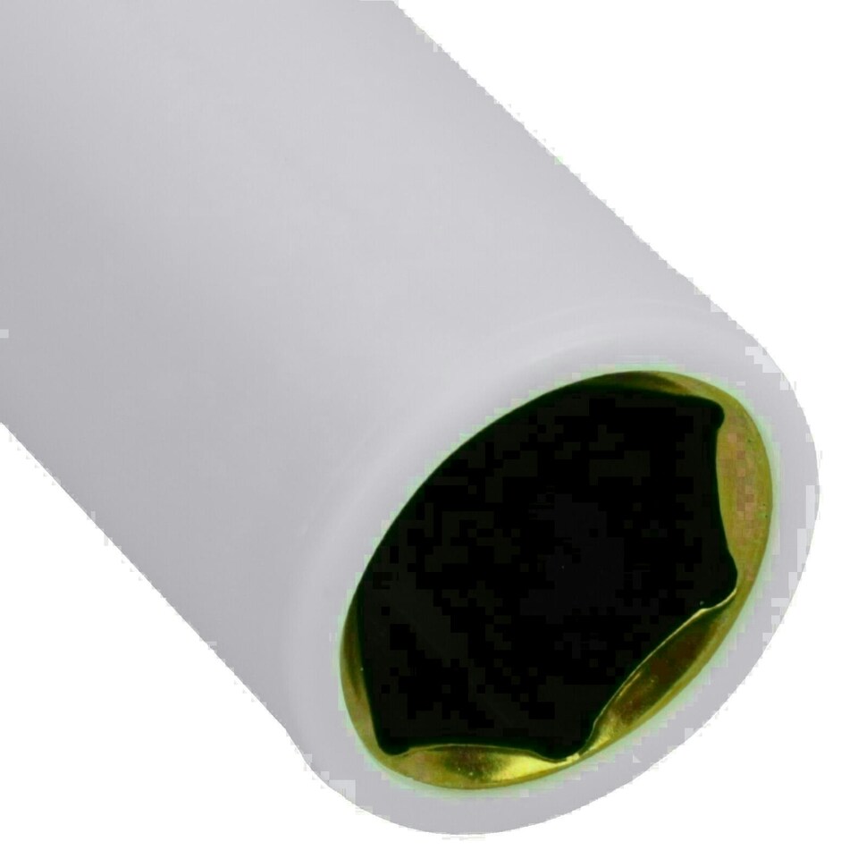 image 1 of 19mm 1/2" Drive Double Deep Alloy Wheel Nut Socket 6 Sided Single Hex