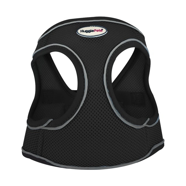 HugglePets Step In Air Mesh Dog Harness Black S