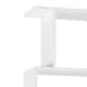 image 4 of Geometry S-Shaped 5 Tier Shelving Unit | White | 1