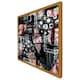 image 5 of Boho pattern with feathers (Picture Frame) White | M