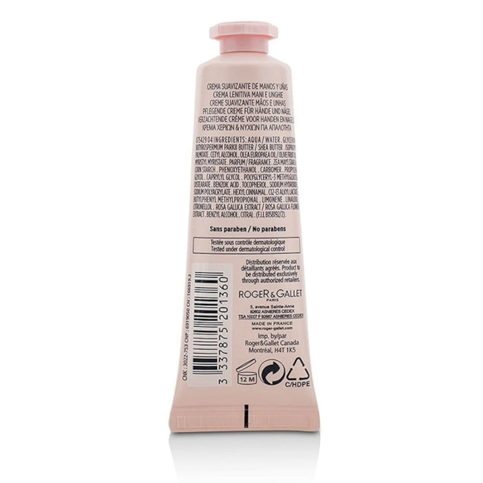 image 1 of Rose Hand & Nail Cream - 30ml/1oz