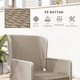 image 6 of Outsunny 5 Piece Rattan Garden Furniture Set with Recliner Chairs, Wicker Patio Conversation Set with Footstools, 2-Tier Glass Top Coffee Table, Cushions for Outdoor, Balcony, Porch, Light Grey