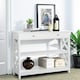 image 2 of Yaheetech Wooden Console Table with 1 Drawer and 2 Open Shelves