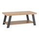 image 1 of Eddie Coffee Table - L55 x W110 x H45 cm - Grey/Sonoma Effect Brown