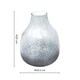 image 5 of Verre Round Frosted Vase - Glass - L21 x W21 x H25 cm - Atlantic Blue | Blue