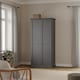 image 7 of Paris Wardrobe with 2 Doors in Matt Grey