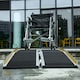 image 9 of HOMCOM Folding Aluminium Wheelchair Ramp 152x73cm 272KG Capacity for Home
