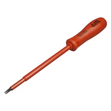 Itl Insulated Insulated Slim Slotted Screwdriver 150 X 8mm - Multi Colour - One Size