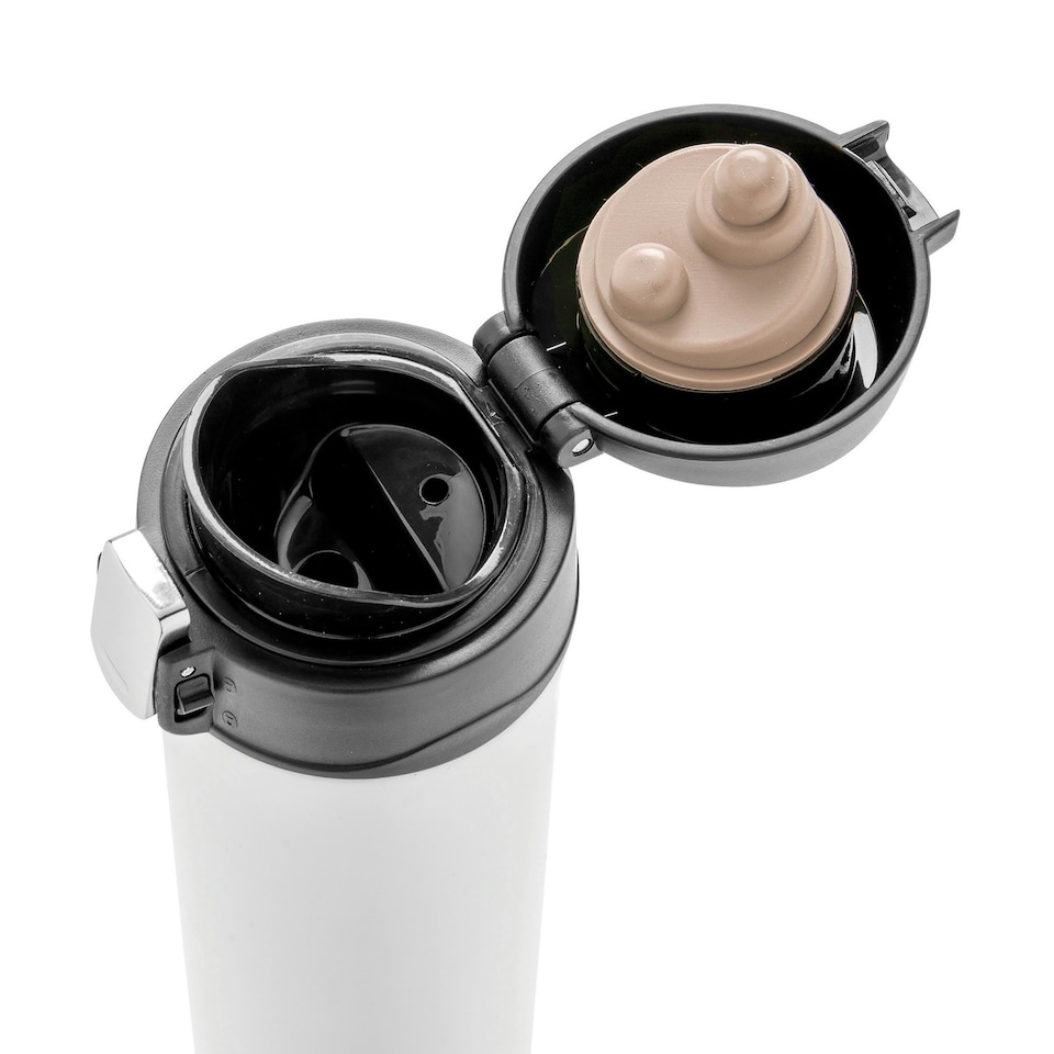 image 1 of XD Collection Recycled Stainless Steel Mug - White - One Size | White | 1