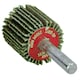 image 3 of 40 Grit 25mm Flap Wheel Disc Abrasive Sanding Pads For Drills 6mm Shank 10pc