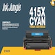 image 1 of 2x Compatible HP 415X Cyan Toner Cartridges Blue