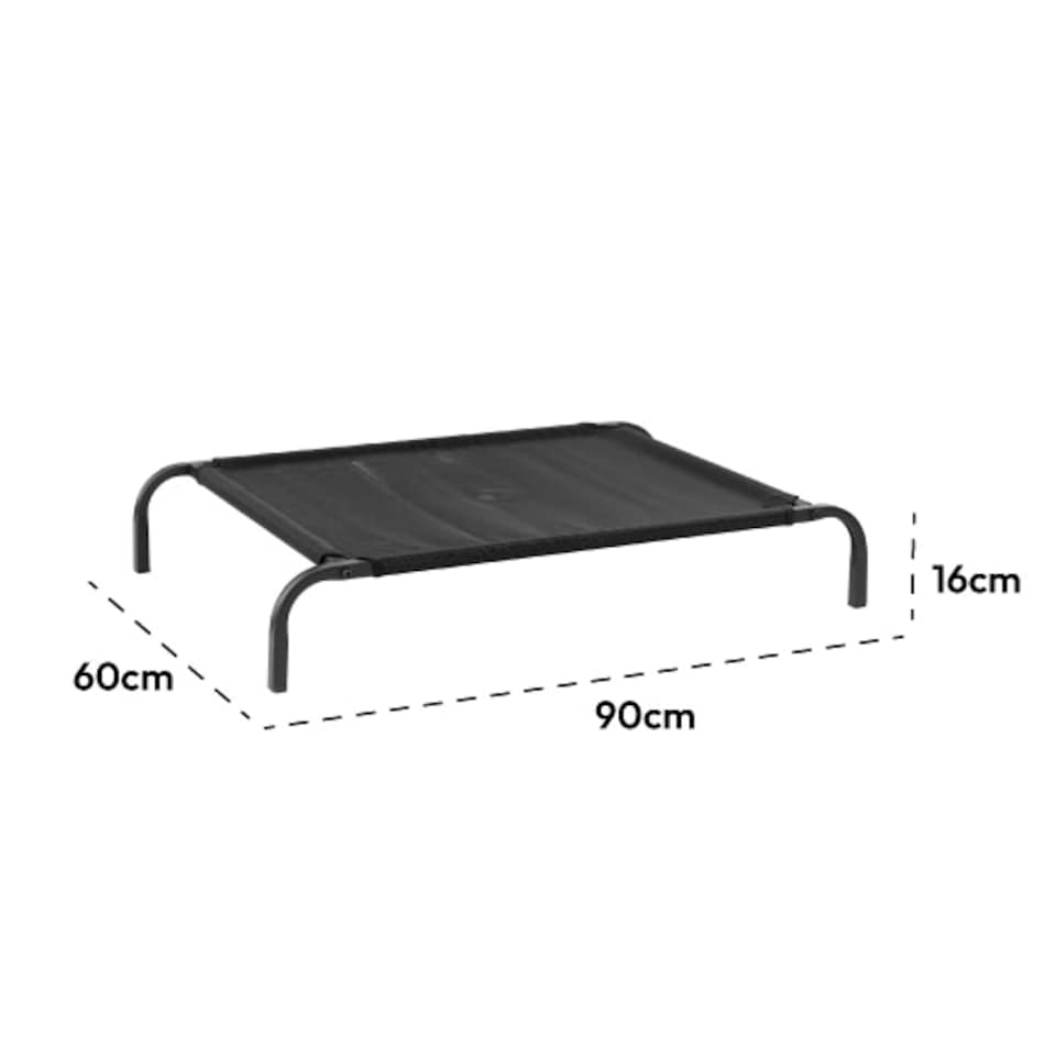 image 1 of KCT Medium Elevated Dog Bed Black | M