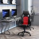 image 2 of Vinsetto Racing Gaming Chair Swivel Office Gamer Chair with Wheels, Red