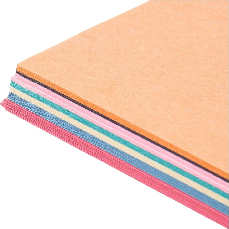 image 1 of Multi Coloured Activity Sugar Paper Pack 80 Sheets