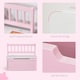 image 5 of 2 In 1 Wooden Toy Box, Kids Seat Bench Storage Chest, 60 x 30 x 50cm 