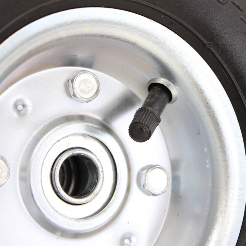 image 1 of 4x 10" Pneumatic Sack Truck Trolley Wheel Replacement Tyre Set