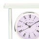 image 4 of Widdop Gifts Glass Design Mantel Clock