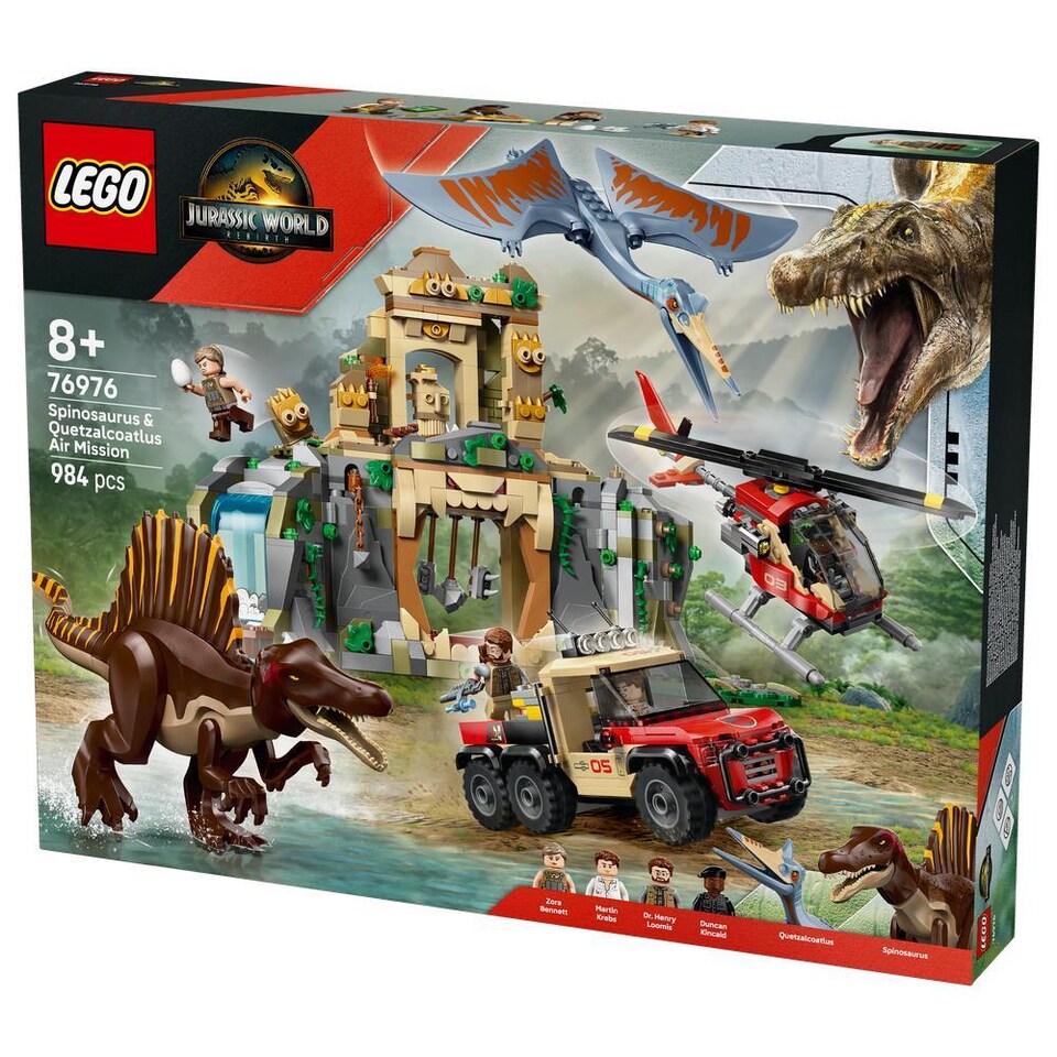 LEGO Jurassic World Spinosaurus & Quetzalcoatlus Air Mission