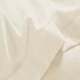 image 3 of Plain Dye Flannelette Cream Super King Sheet Set Cream | Super King