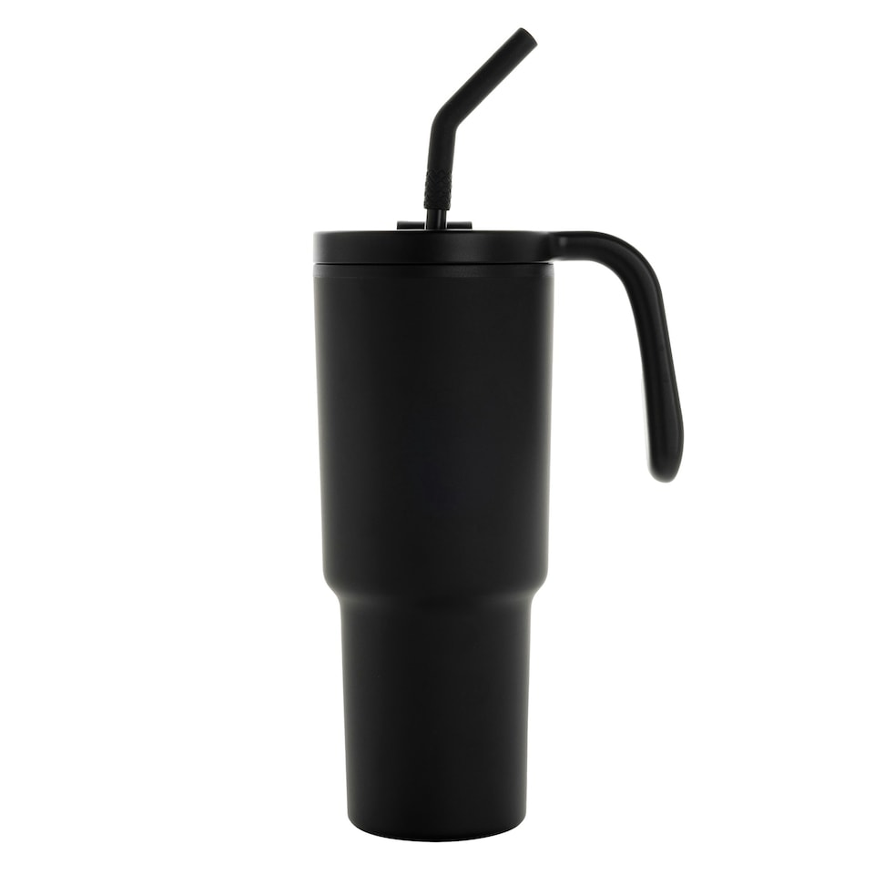 image 1 of XD Collection Graphic 360 Recycled Stainless Steel 900ml Tumbler - Black - One Size