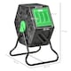 image 3 of Outsunny 65L Garden Compost Bin, Barrel Rotating Composter with Steel Legs