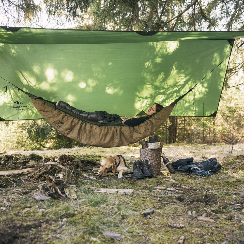 image 1 of Amazonas XXL Camping Hammock Rain Tarp – Traveller