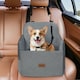image 10 of Skylos Dog Booster Car Seat Grey Portable Pet Puppy Travel Carrier Bed Basket | Grey | Grey | One Size