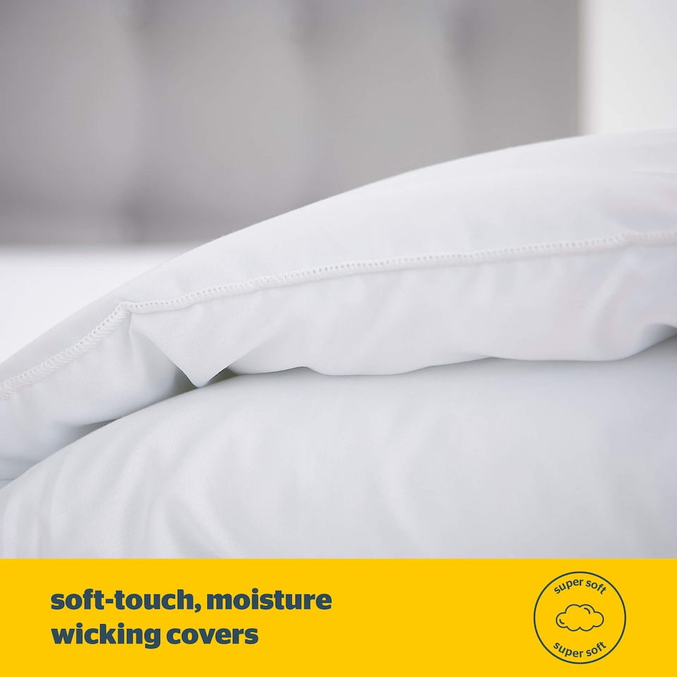 image 1 of Silentnight Cooler Summer Duvet - 4.5 Tog | White | SuperKing