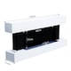 image 5 of Living and Home 50 inch Electric Fireplace with Wooden Mantel, Remote Control,2000W