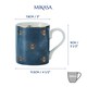 image 7 of Mikasa Bee Straight-Sided Porcelain Mug, 280ml | Blue