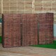 image 5 of 1.16m x 1.83m Triple Garden Patio Willow Wheelie Bin Screen Hideaway