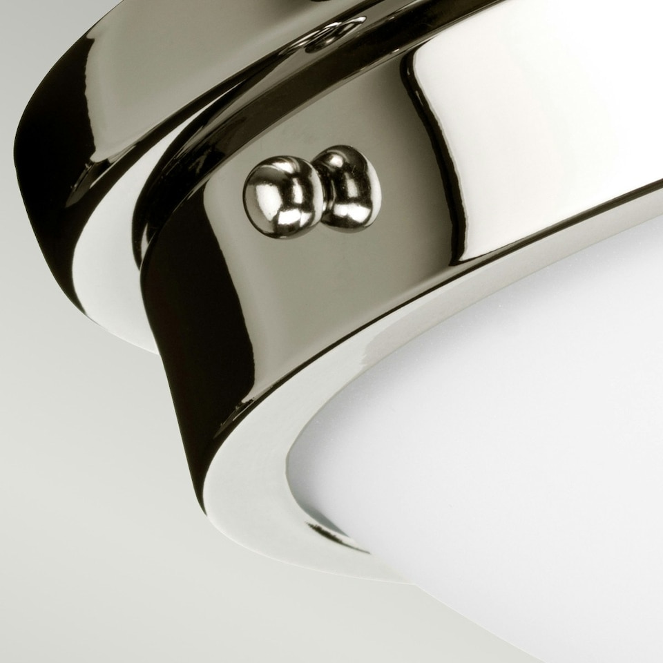 image 1 of Gravity Round Flush Light, Polished Nickel