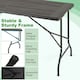 image 9 of COSTWAY 152 cm Portable Folding Picnic Table Dining Table Black