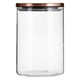 image 1 of Interiors by Premier Practical Design Rose Gold Lid 1300ml Storage Jar, Elegant House Spice Jars, Durable Organizer For Kitchen