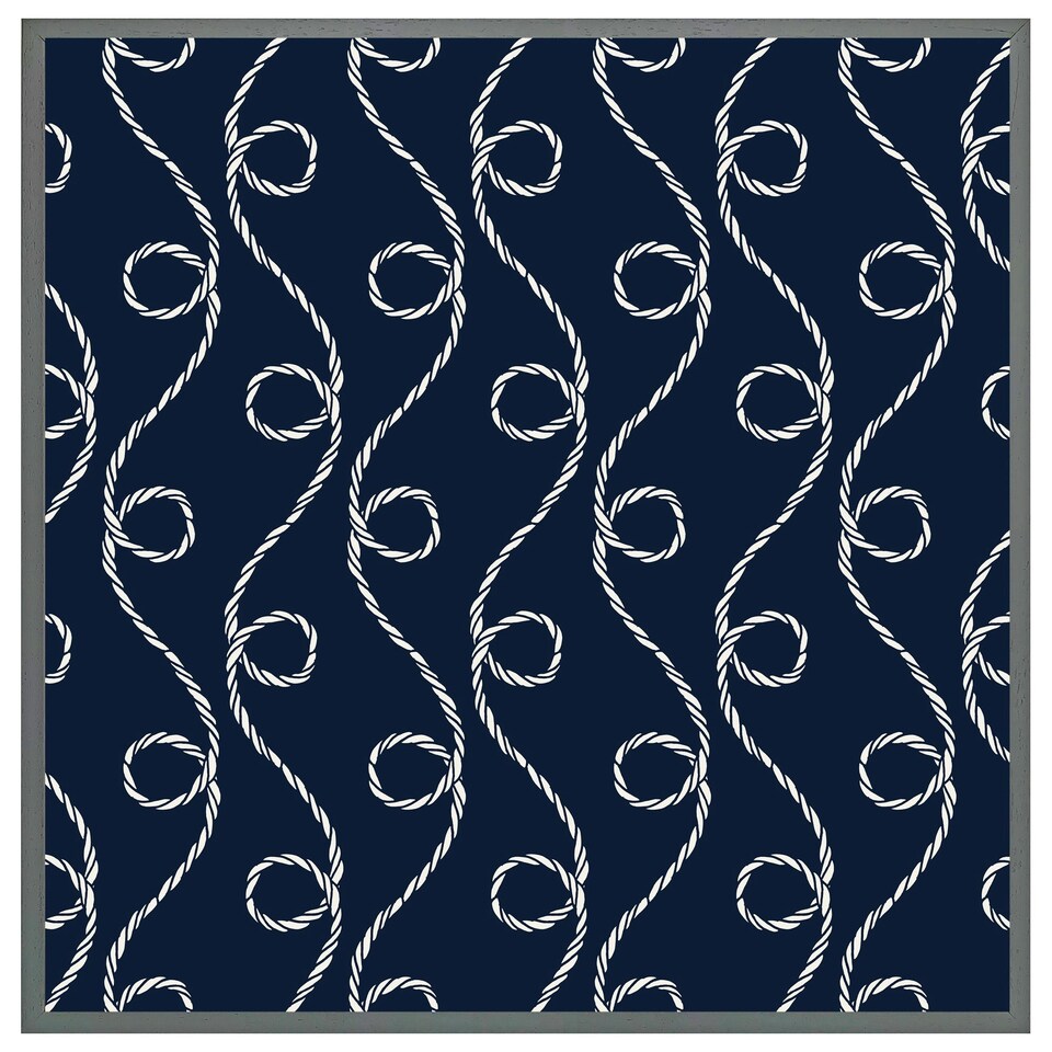 image 1 of Swirled rope (Picutre Frame) White | L