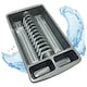 image 1 of 1 x Stylish Silver High Grade Dish Drainer Rack Ideal For Drying Plates Silver