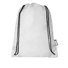 Bullet Oriole Recycled Drawstring Backpack - White - One Size