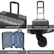 image 6 of Flight Knight Premium Lightweight Suitcase - Built-in Side Lock with USB Port - 8 Spinner Wheels - Hard Shell Carry On Or Check in Luggage 100 Airlines Approved Grey | Anthracite | Large