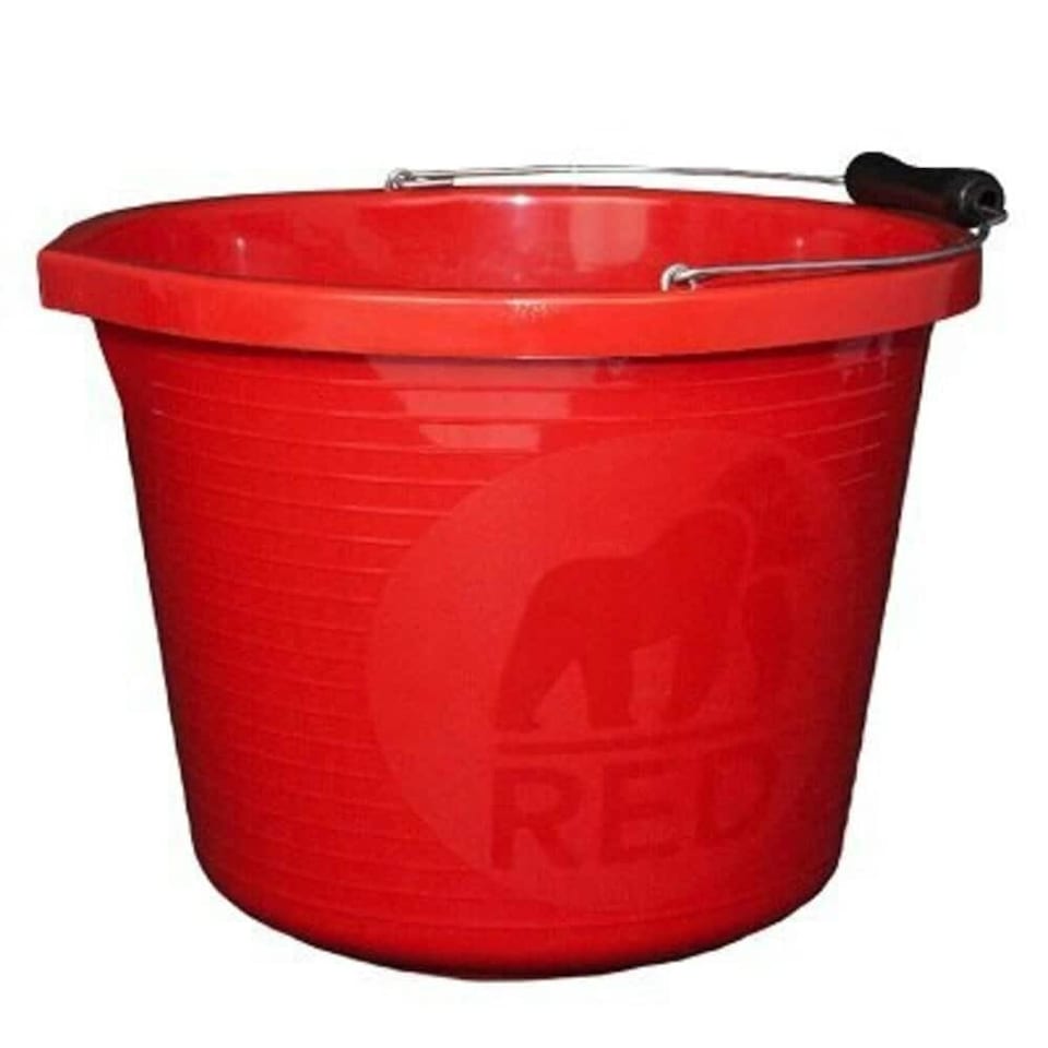 image 1 of Red Gorilla Premium Bucket - Red - 14L