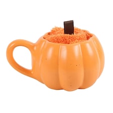 Something Different Pumpkin Mug and Sock Set - Orange - One Size