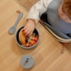 image 5 of Tiny Dining Baby Silicone Sippy Cup - 120ml  - Tradewinds Grey