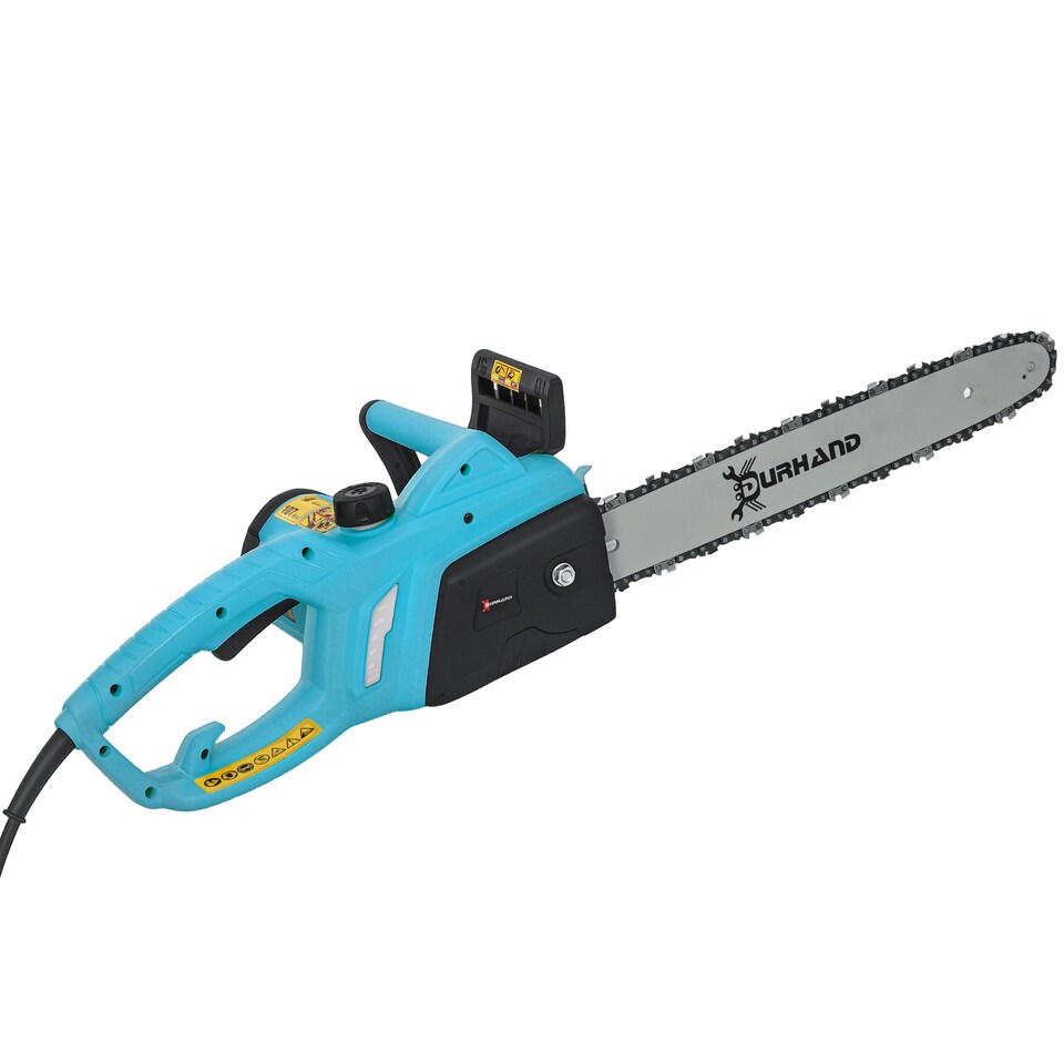 image 1 of DURHAND Electric Chainsaw Garden Tools, 2000 W for Wood, Blue