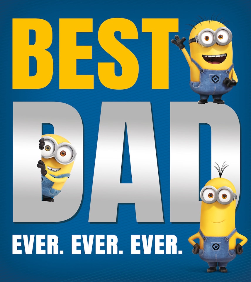 image 1 of Despicable Me Dad Birthday Card