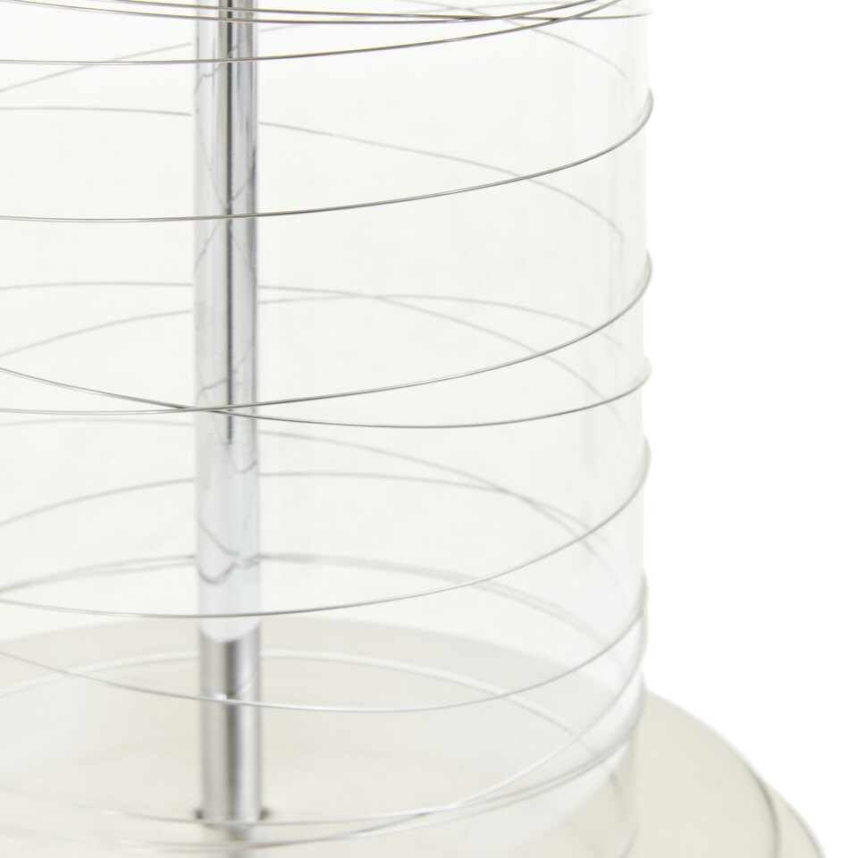 image 1 of Interiors by Premier Glass Cylinder Table Lamp Brown