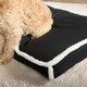 image 7 of OHS Sherpa Bind Rectangular Soft Plump Plush Cosy Pet Dog Cat Crate Cushion Bed Mat Multi | Pink and Red | L