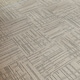 image 1 of NOVECRAFTO Vinyl Floor Tiles Self Adhesive – 12x12in Peel and Stick Flooring with Beige Faux Carpet Effect – Durable & Easy to Clean for Any Room Brown | 3.72 sqm