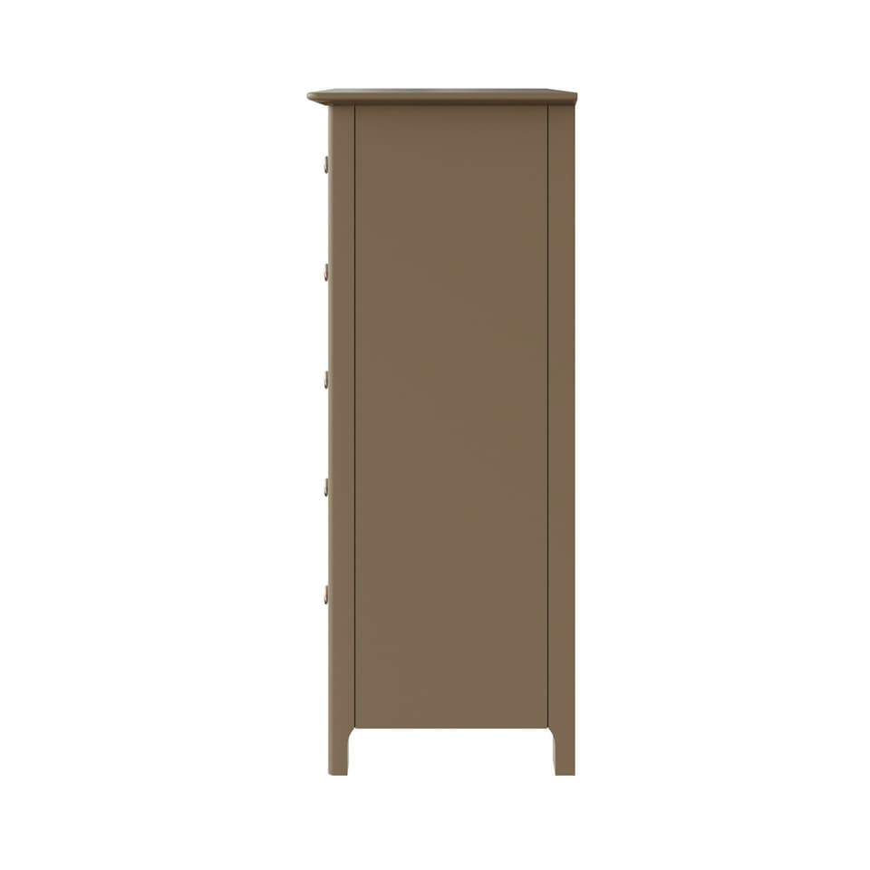 image 1 of Palma 5 Drawer Chest of Drawers Putty