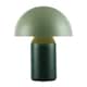 image 8 of Modern Rechargeable Mushroom Table Lamp in Forest and Olive Green - Touch Dimmer | Green