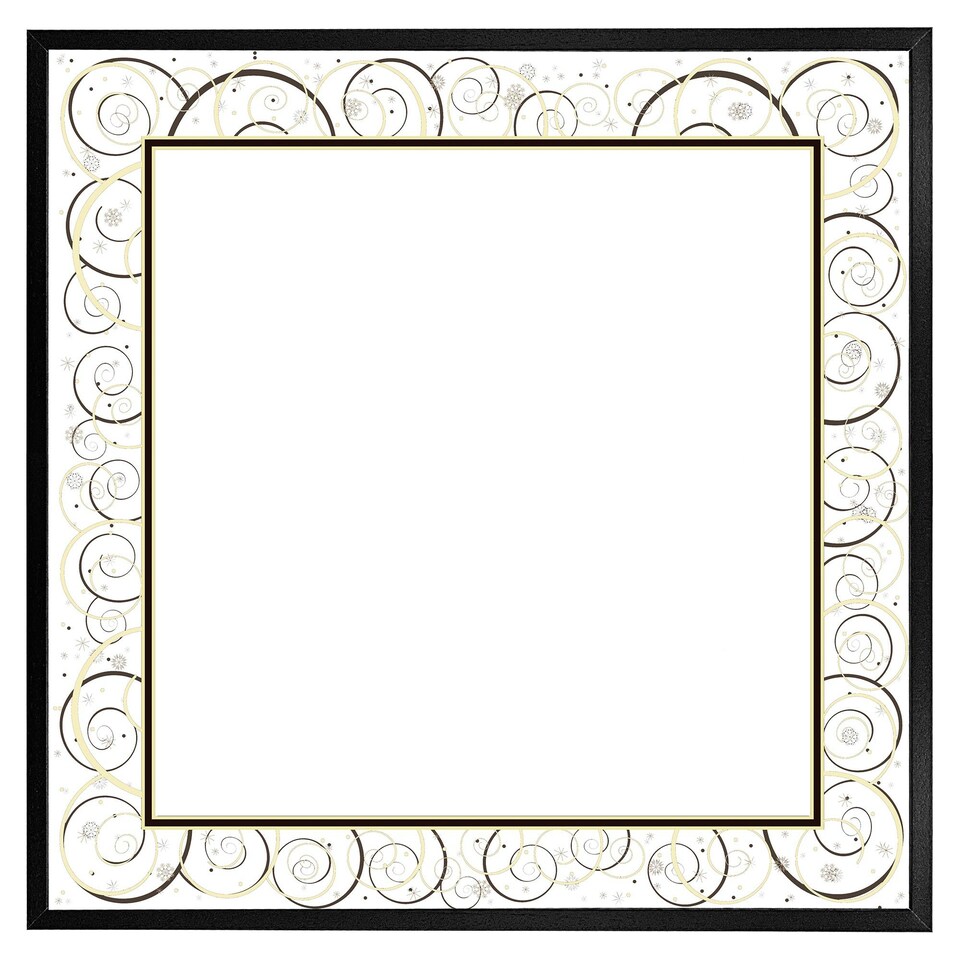 image 1 of Swirling frame (Picture Frame) Black | S