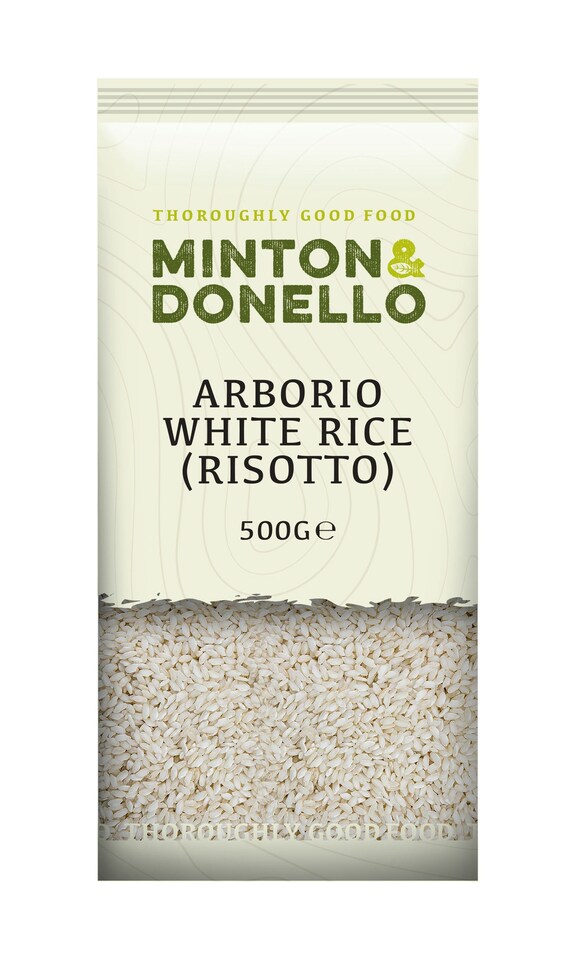image 1 of Minton & Donello Arborio White Rice Risotto 6 x 500g